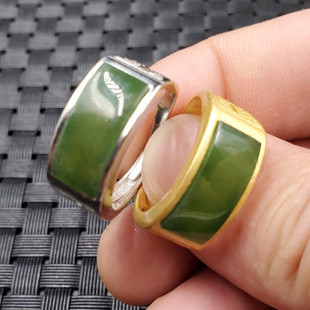 玉石戒指新疆和田玉戒指碧玉马鞍戒指活口戒指仿古戒指玉戒指指环