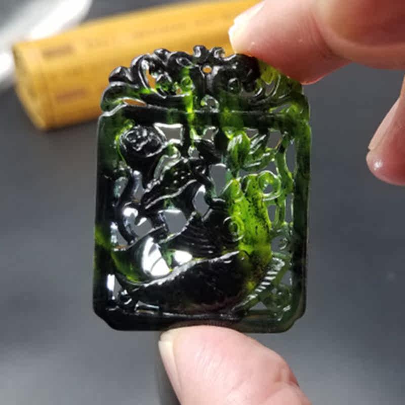 厂家直销天然玉石a货新疆墨玉连年有余挂件双面镂空小鱼挂件玉坠,珠宝/钻石/翡翠,颈饰,淘宝优惠券,粉丝福利购,淘宝优惠卷