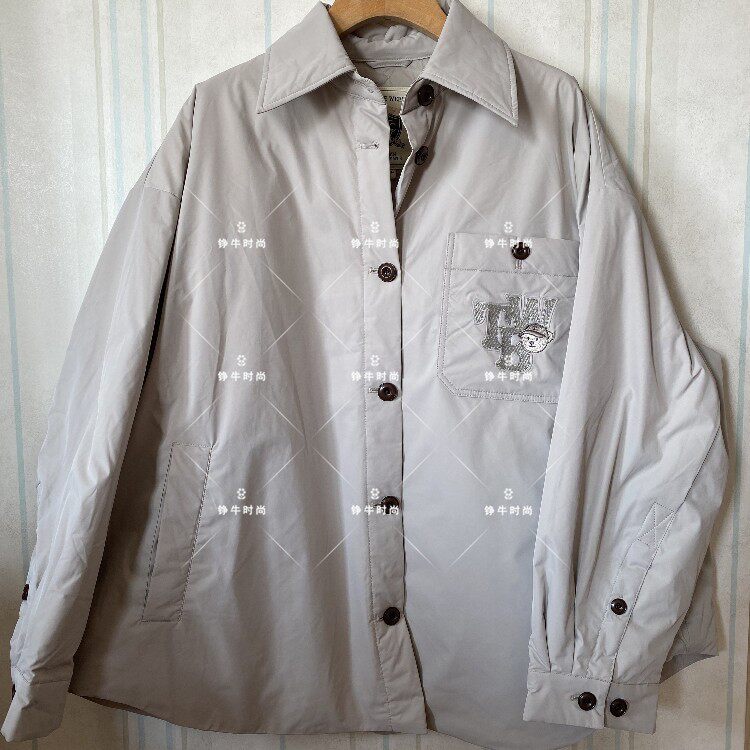 专柜正品小熊休闲简约衬衫式轻盈款羽绒服TTJD248C15N JD248C15N