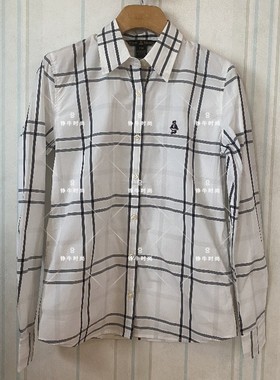 超值换购正品秋格子百搭学院风全棉长袖衬衫ttba52693q ba52693q
