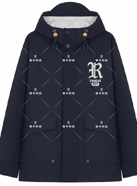 特正品熊男装外套潮酷户外轻假日登山风衣TNJJ252302A JJ252302A
