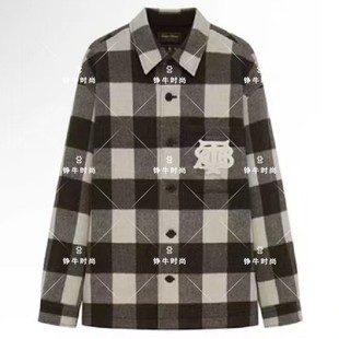 JW244TB1A 熊男毛呢外套学院潮流格纹时尚 夹克棉服TNJW244TB1A