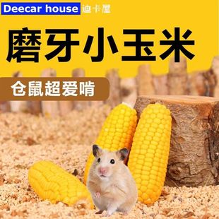 仓鼠零食玉米磨牙棒小玉米金丝熊花枝鼠兔子龙猫豚鼠营养磨牙零食