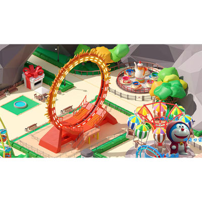 Unity游乐园低多边形LowPoly3D模型包Amusement Park v1.1