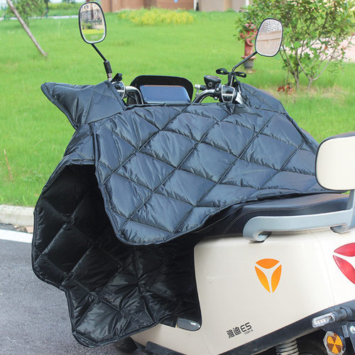 四季中厚款双面防水电动车挡风被