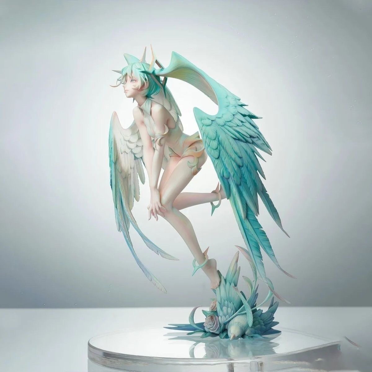 2.0极光初音手办天使翅膀二次元