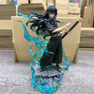 鬼灭之刃霞柱时透无一郎动漫潮玩桌面礼物周边GK手办模型摆件雕像