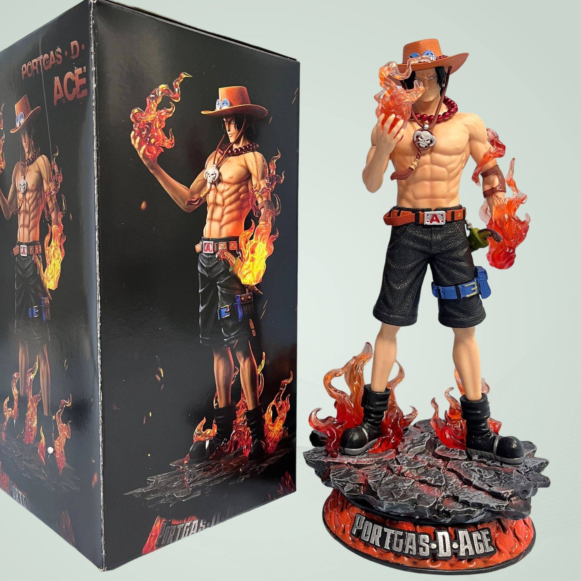 海贼王 GK 三周年 火焰 梦幻艾斯缩模型雕像礼物动漫手办优质版