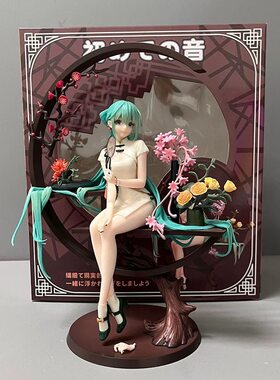 初音未来手办动漫周边韶华旗袍