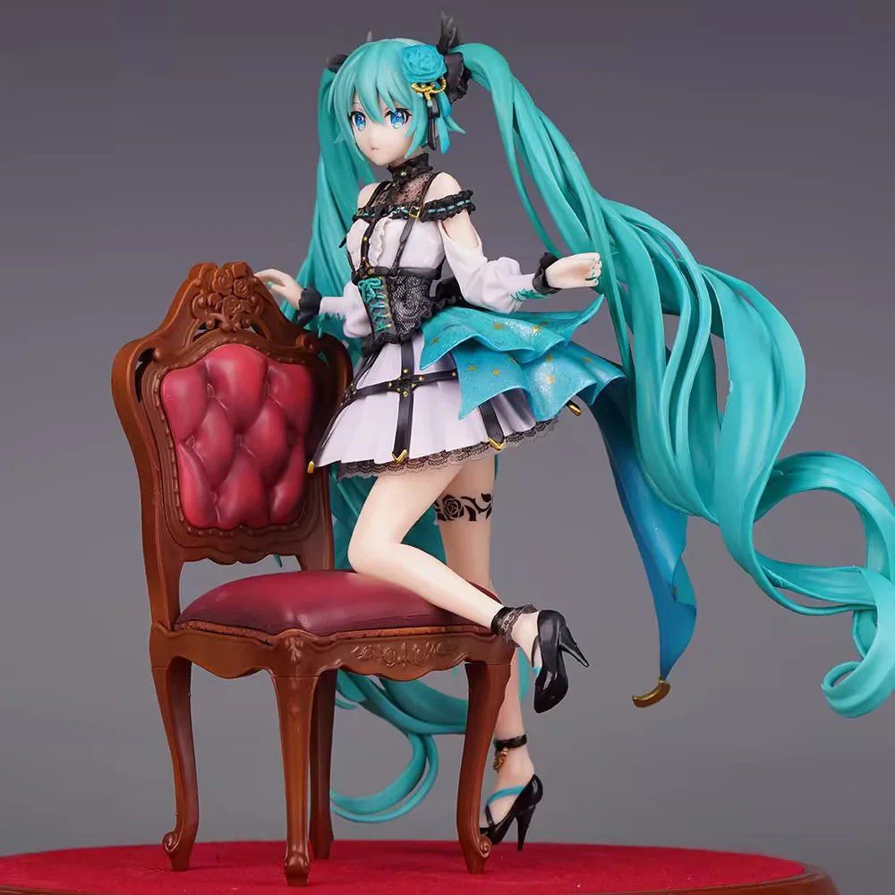 优质版初妹音miku椅音世界计划多彩舞台机箱美少女模型摆件手办