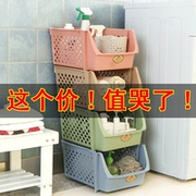 hộp đựng thực phẩm an toàn Trái cây và rau giá bếp đứng nhiều tầng giỏ lưu trữ giá cung cấp các thiết bị nhỏ cửa hàng lưu trữ phòng tắm giá lưu trữ - Trang chủ kệ đựng đồ trang điểm