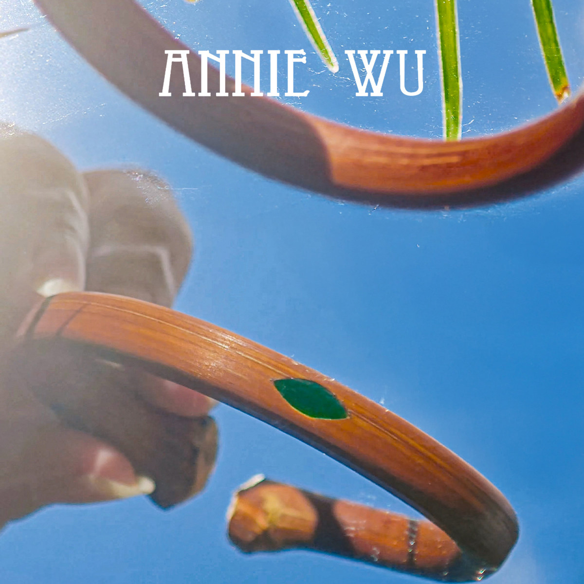 ANNIE WU【藤纹点翠】金刚藤满绿翡翠手镯手饰有证书原创小众设计
