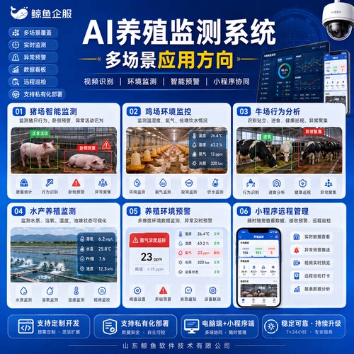 AI智能养殖环境监测预警小程序