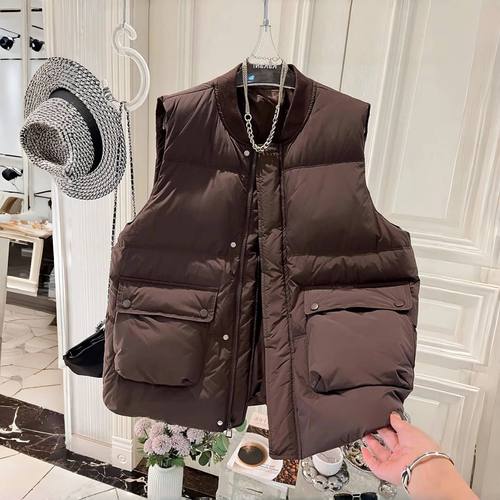 马甲女秋冬洋气大码宽松休闲百搭