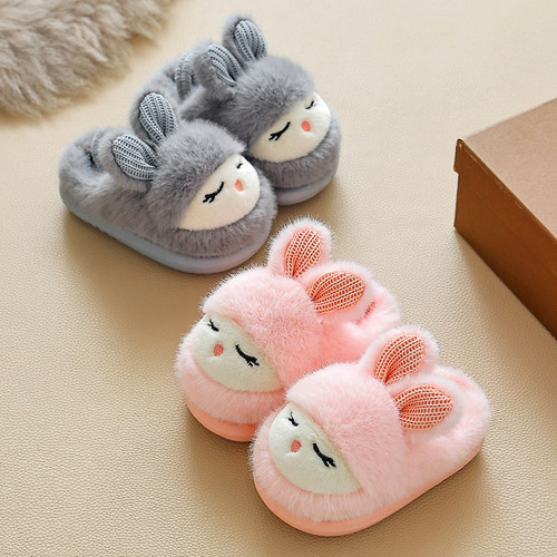 儿童棉拖鞋卡通防滑软底亲子鞋冬
