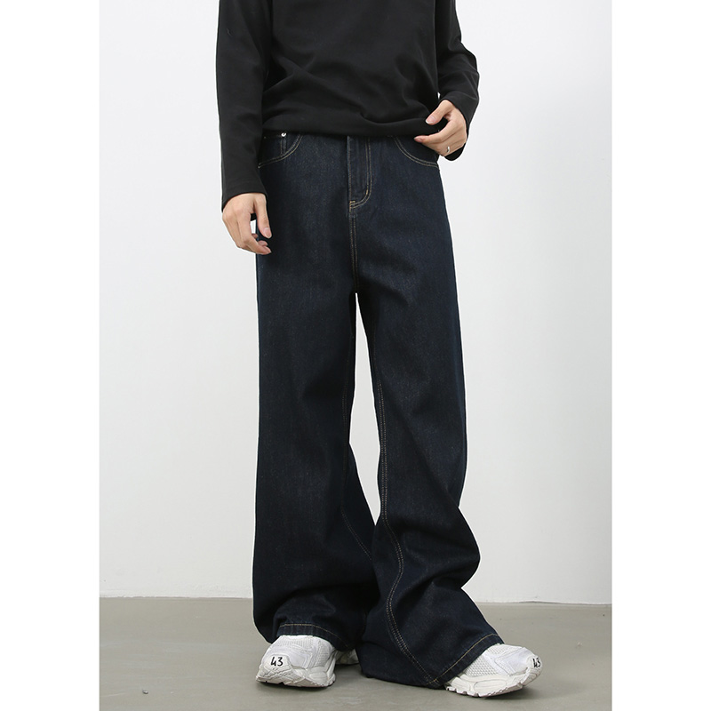 nirben长裤牛仔裤拉链水洗中腰