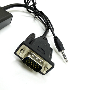 vga转hdmi dvi转换器带音频供电屏幕电脑电视投影仪线高清转接头