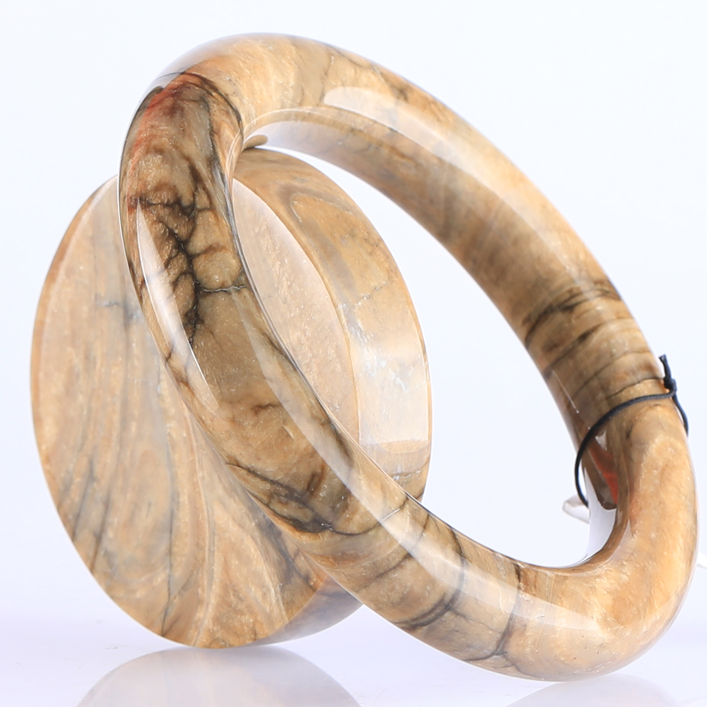 天然缅甸琥珀蜜蜡手镯