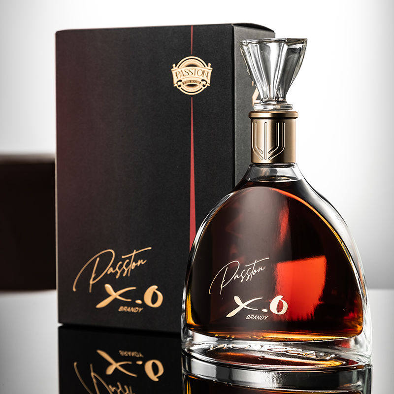 派斯顿王子xo白兰地法国原装进口洋酒行货高档黑金礼盒装