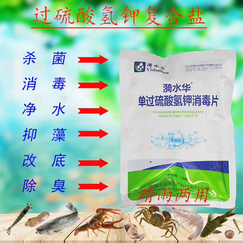 单过硫酸氢钾片固体复合二氧化氯片外用专用杀菌消毒改底除臭净水 - 封面