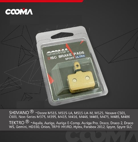 cooma树脂金属来令片适合SHIMANO 碟刹 禧玛诺m355 m395m446碟刹