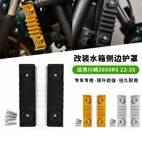 适用22-25款川崎 Z650RS 改装侧板保护盖水箱侧护板 侧板护罩配件