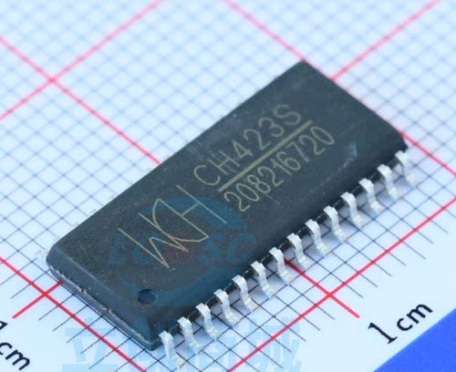 原装正品 CH423S 贴片 SOIC-28 数码管驱动及键盘控制芯片
