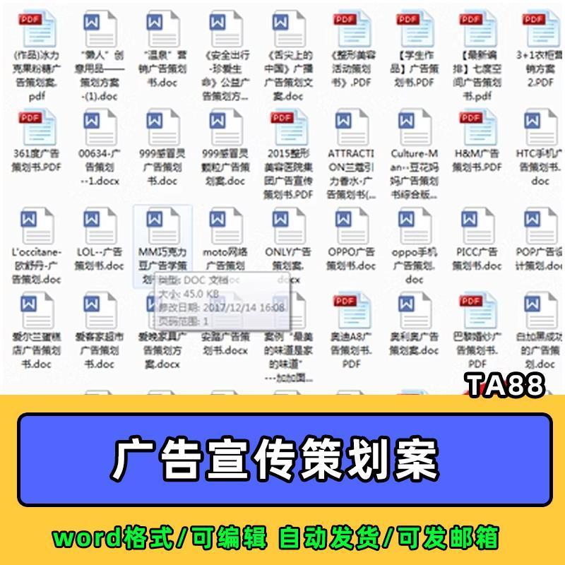 广告宣传策划案创意与方案公司全案设计营销活动推广ppt模板