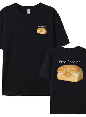 Funny Ed Sheeran Meme Print T Shirts欧美夏季男士情侣短袖T恤