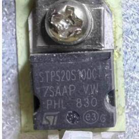 STPS20S100CT 汽车电脑版插件二极管 3脚 全新