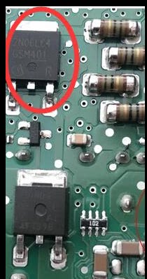 2N06L64 大众途观手刹模块手刹放不开易损场效应三极管