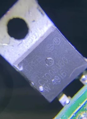 C3D08060 北汽新能源大功率碳化硅二极管 TO220 2脚