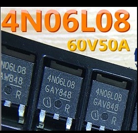 4N06L08 TO-252 全新 MOS场效应管 N沟道 60V 50A