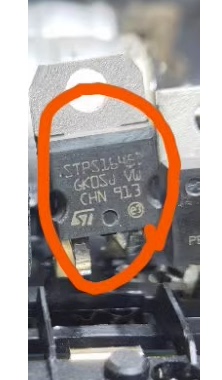 STPS1645D 保质ST进口直拍 TO-220 45V 16A两脚三极管 直拍