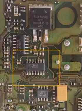 74AC00 宝马N46发动机电脑板逻辑芯片 全新