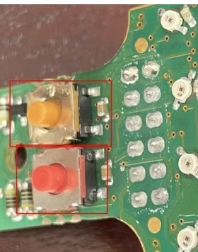 奥迪A8档位微动开关 挂档按钮开关 全新 红色 黄色