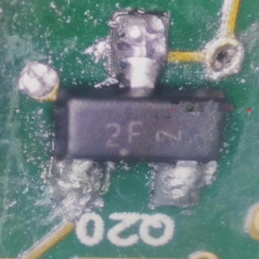 2F 汽车电脑板贴片三极管 SOT23 全新原装