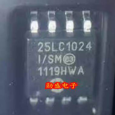 25LC1024I SM 25LC1024 汽车电脑板存储器芯片 贴片大八脚