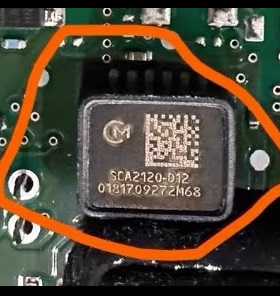 SCA2120-D12 汽车ABS电脑板易损传感器芯片 全新