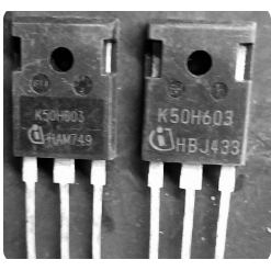 K50H603 新能源空调泵压缩机IGBT场效应三极管拆机测量好