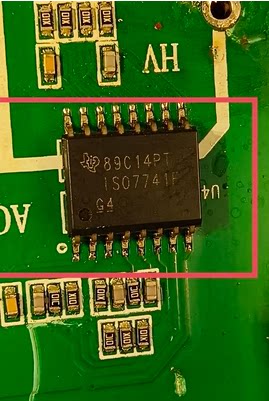 ISO7741FQ ISO7741F 小蚂蚁EV500荣威新能源充电机数字隔离器芯片