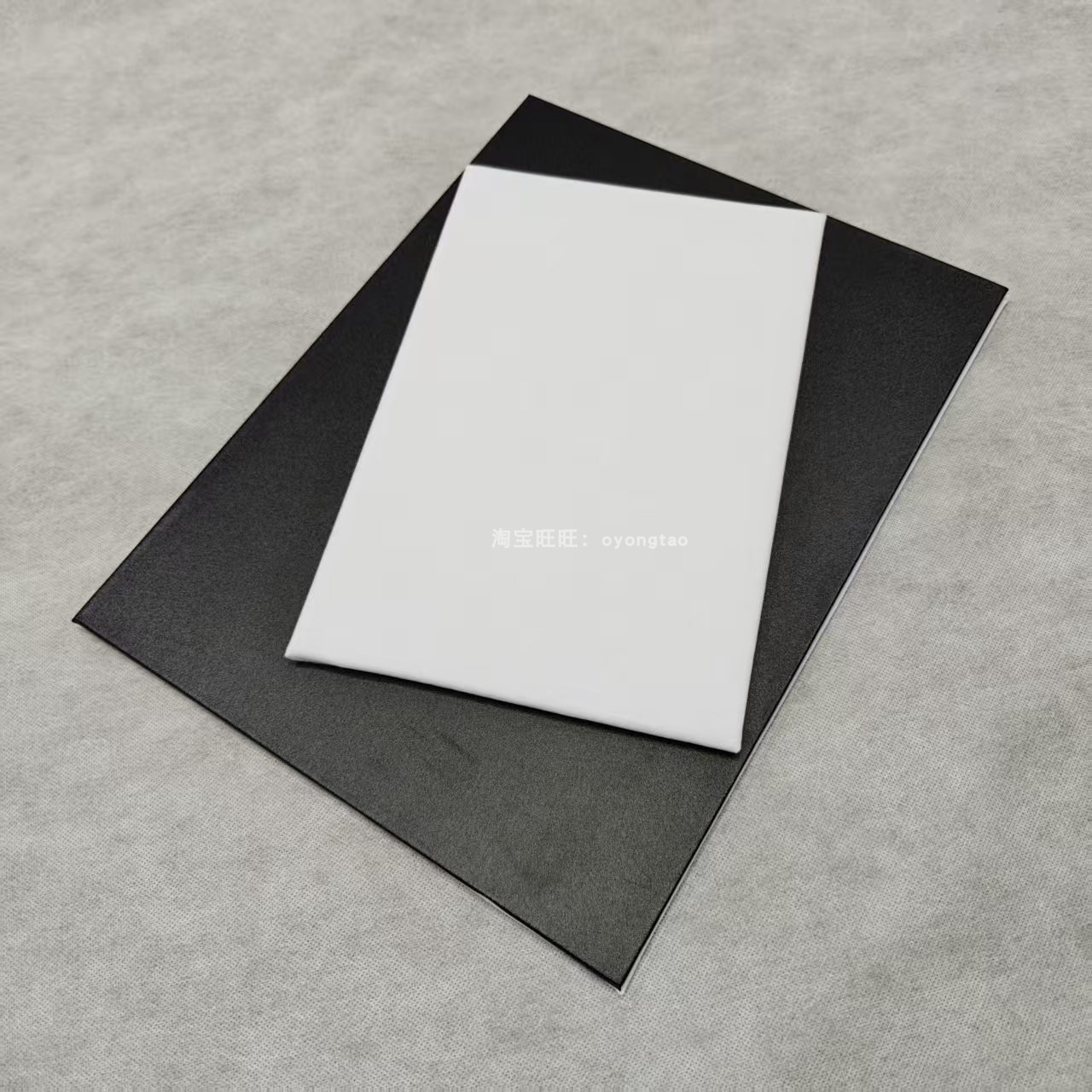 麻布植绒双面展示道具柜台展示垫