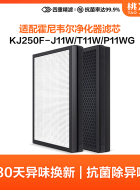 适配霍尼韦尔空气净化器滤芯KJ250F-J11/T/P11滤网420F-P21W/H02A