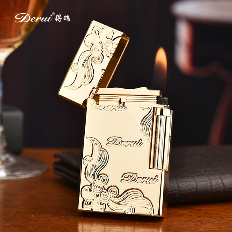 朗声钢音复古生日礼物充气打火机