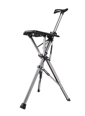 台湾 Step2Gold Ta-Da台达椅登山手杖不锈钢伸缩折叠老人户外拐杖