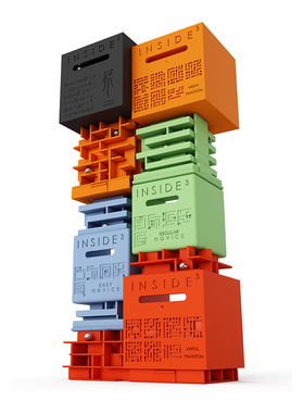 法国Inside Cubes 3D立体迷宫走珠 儿童益智玩具智力开发创意游戏