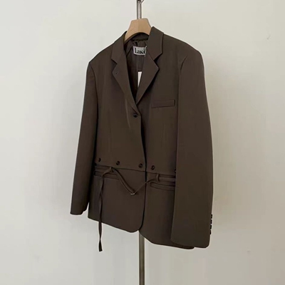 韩国代购气质百搭可拆卸西装外套