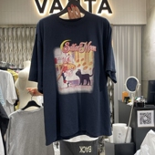 百搭宽松卡通减龄印花舒适短袖 现韩国东大门VANTA2025夏季 款 T恤女