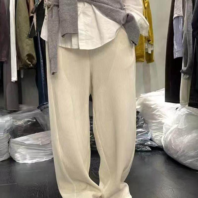 休闲韩国代购纯色休闲裤