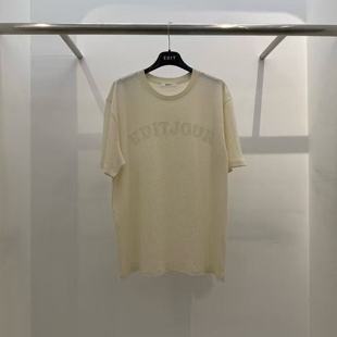 T恤 宽松休闲洋气字母印花圆领短袖 现韩国东大门代购 edit2026春季